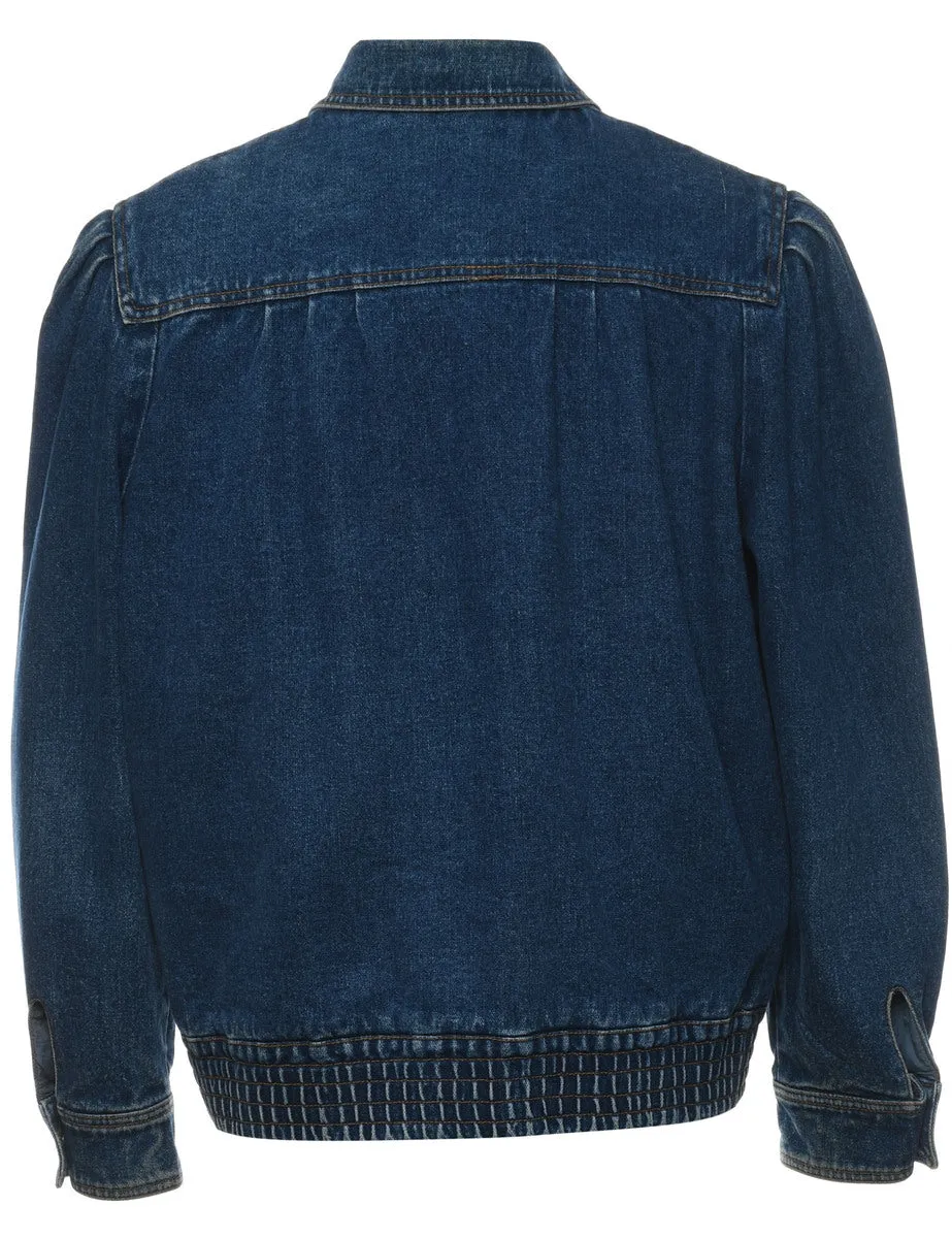 1990s Classic Denim Jacket - M