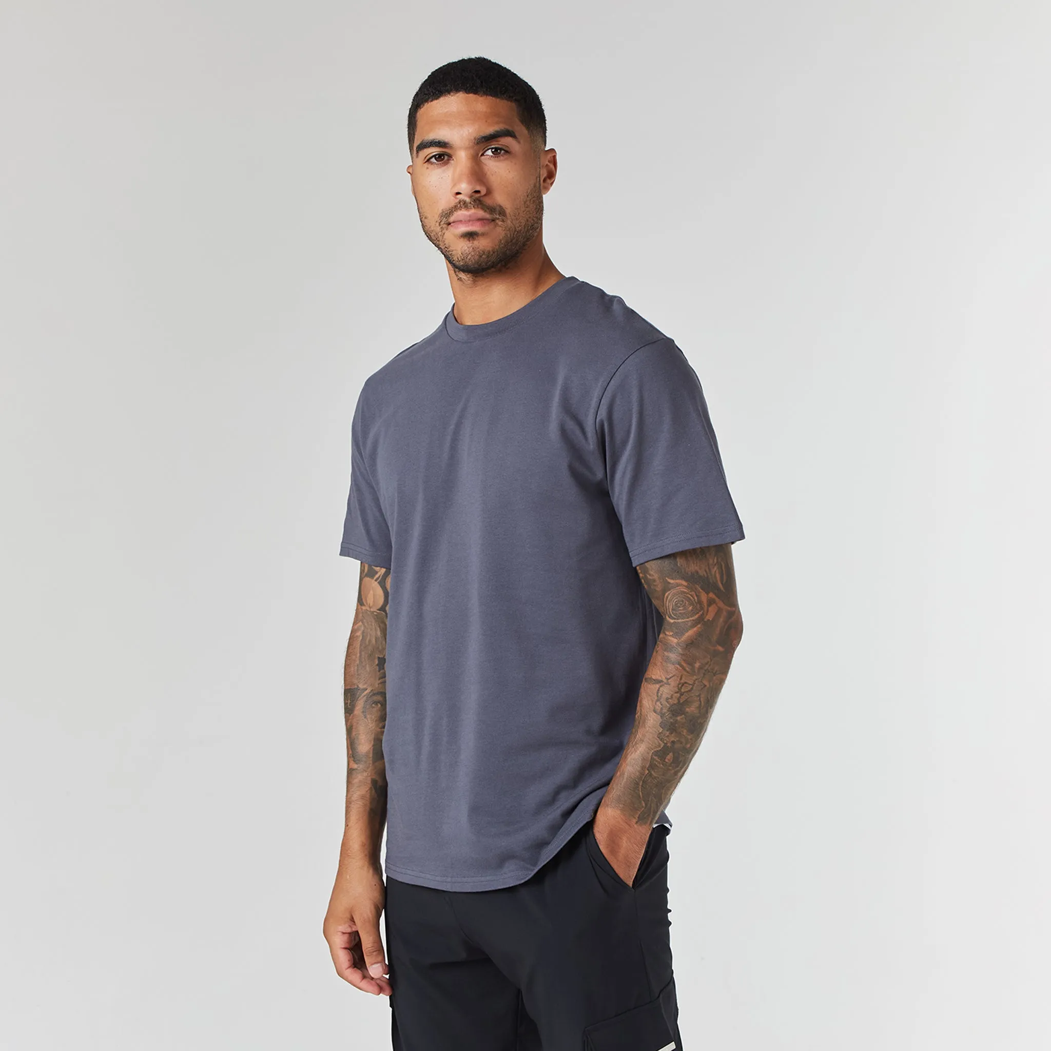 3-Pack Regular Fit T-Shirts | White Graphite Black