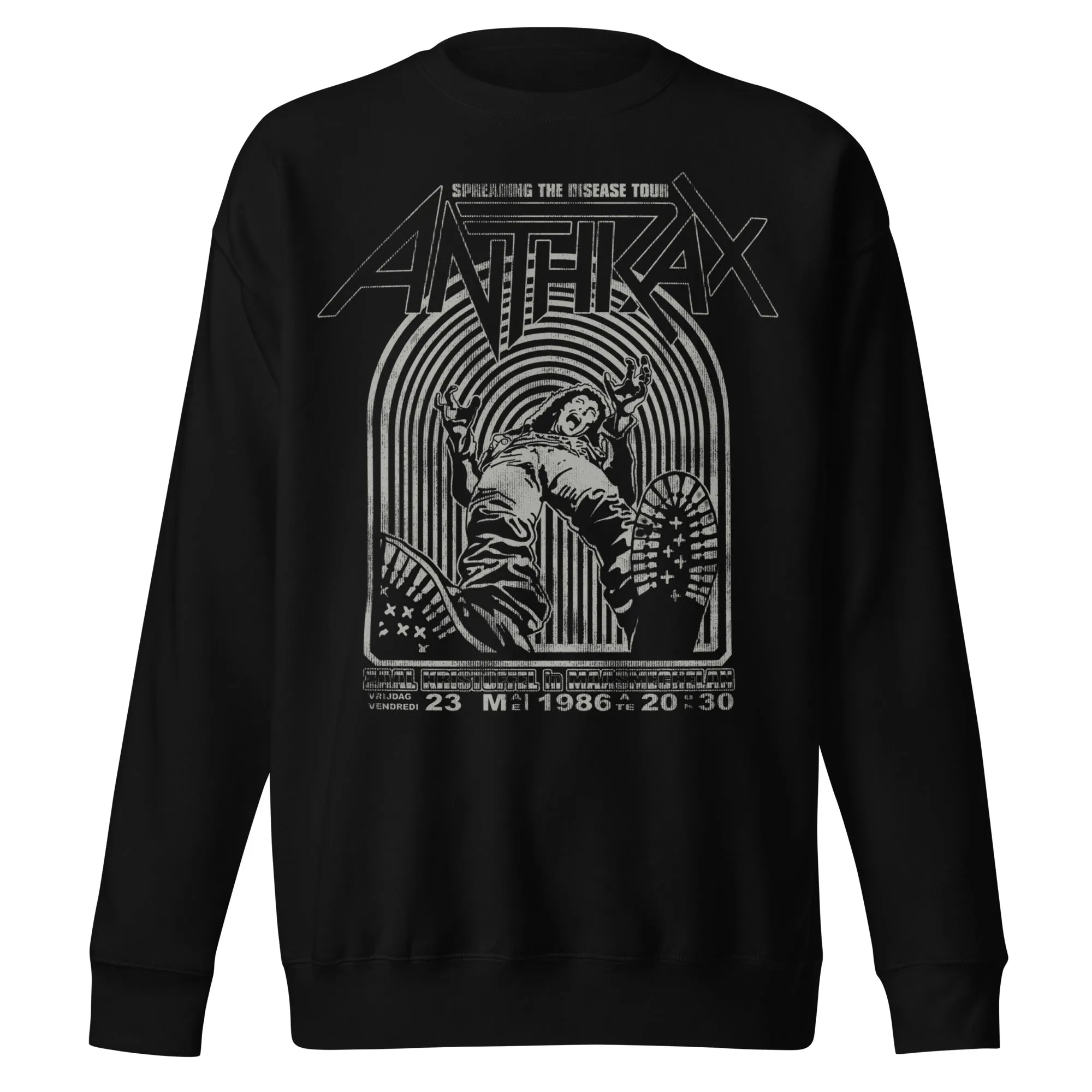 Anthrax 1986 Tour Jumbo Print Sweatshirt