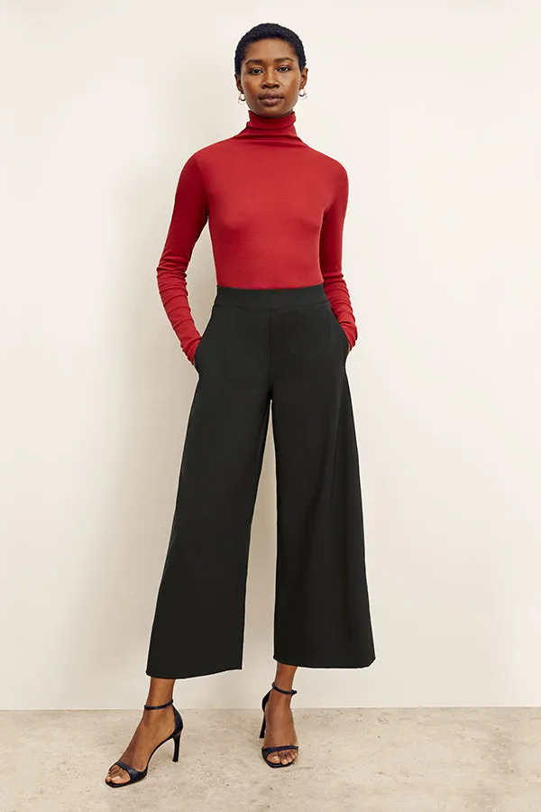 Axam Layering Turtleneck - Organic Ribbed Pima Cotton :: Cardinal