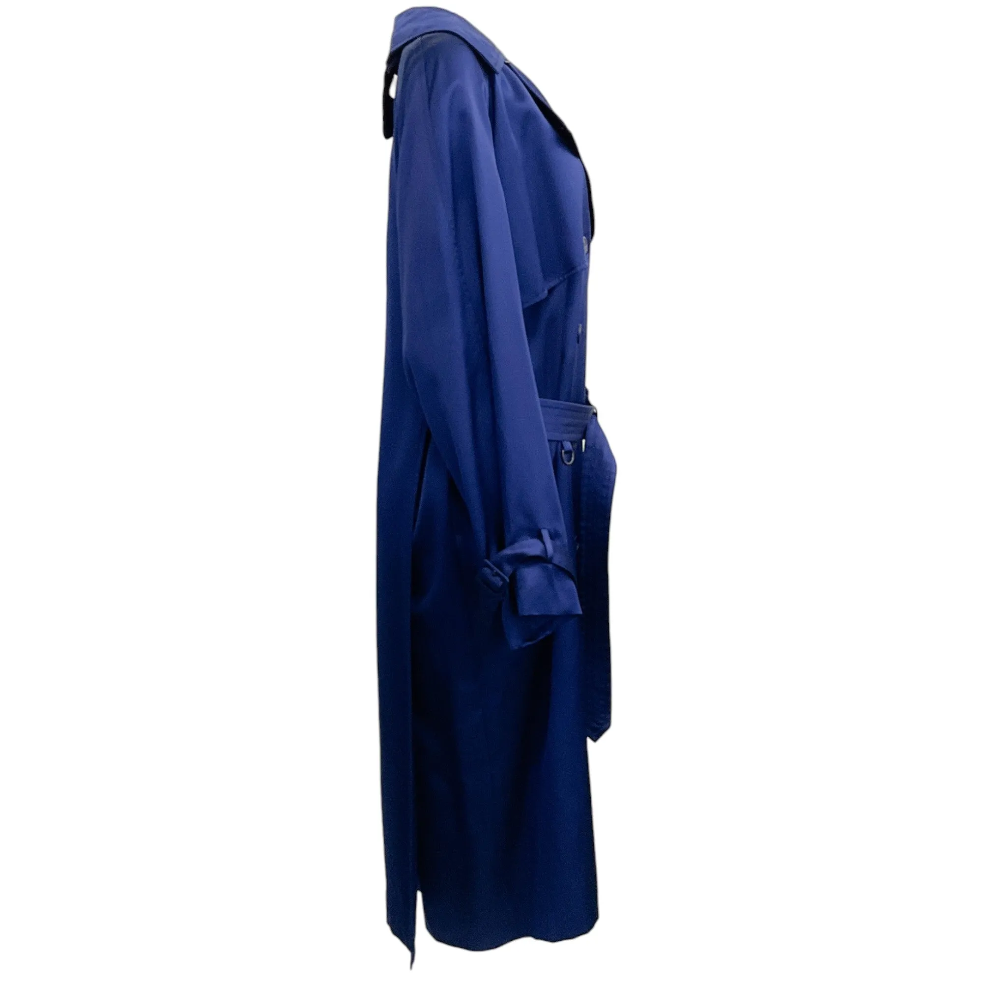 Balenciaga Cobalt Asymmetric Trench Coat