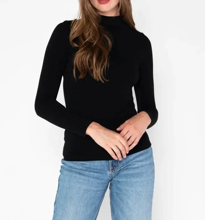 Bamboo Mock Neck Top