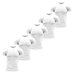 Basic T-Shirts - White - 5 Pack