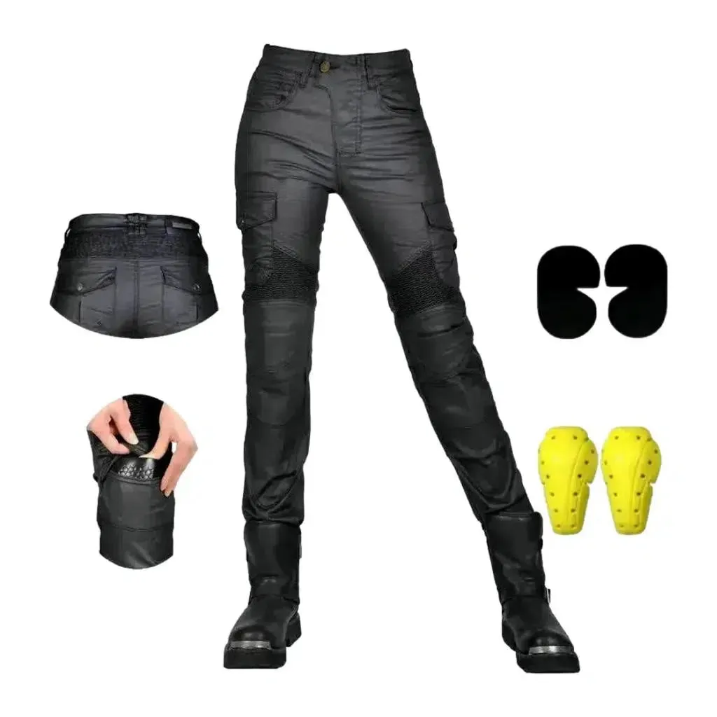 Biker women's cargo jeans