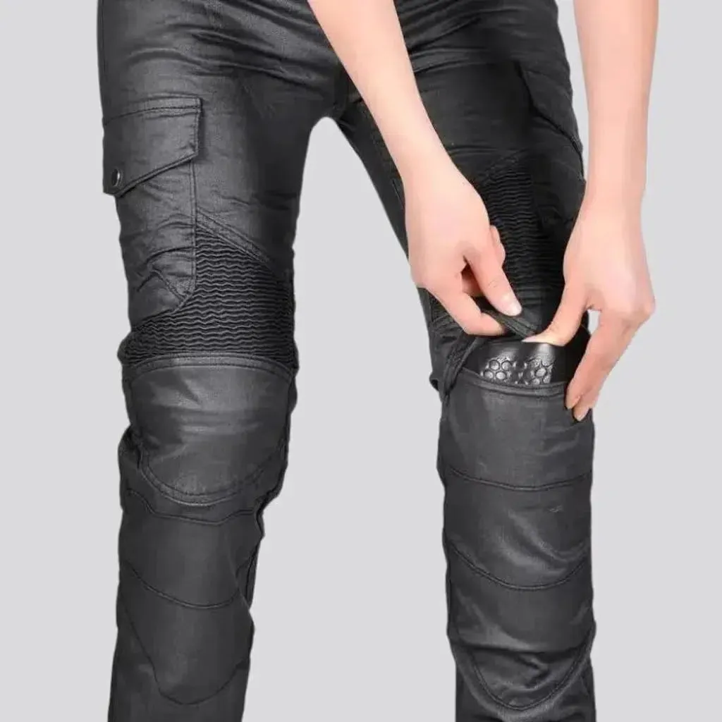 Biker women's cargo jeans