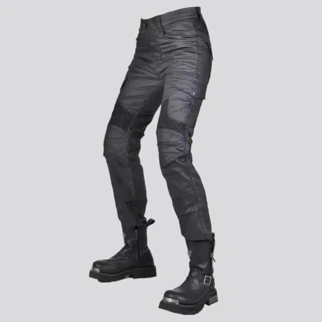 Biker women's cargo jeans