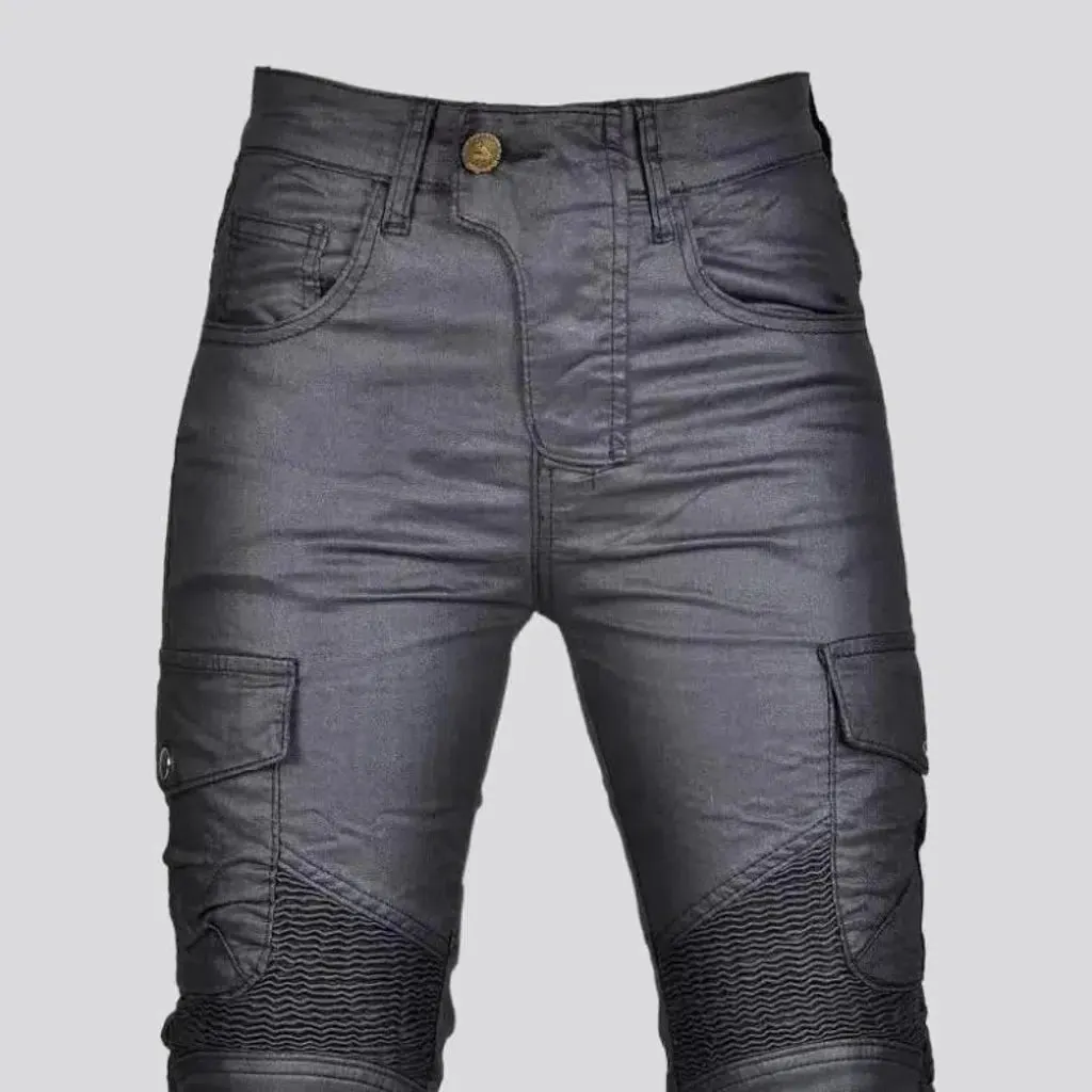 Biker women's cargo jeans