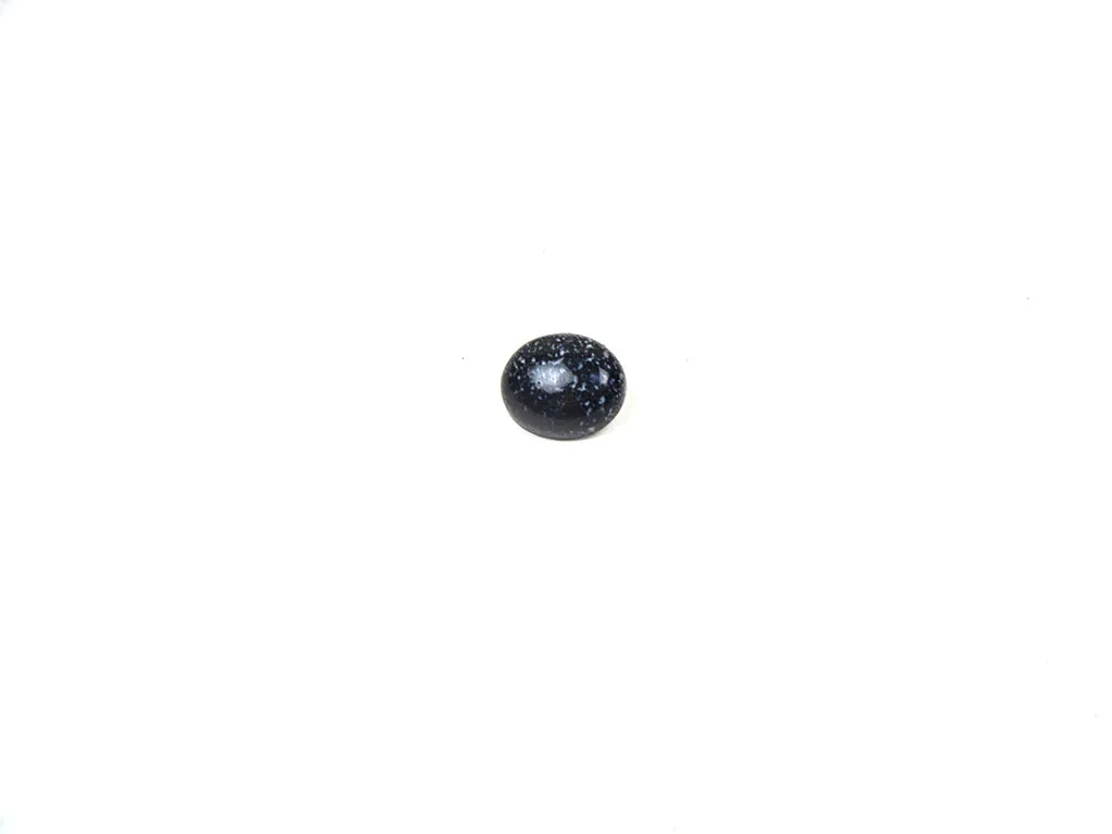 Black Oval Marble Look Acrylic Buttons