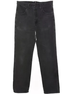 Black Rustler Straight-Fit Jeans - W34 L32