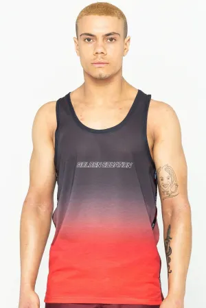 Bleecker Gradient Print Men's Vest - Red