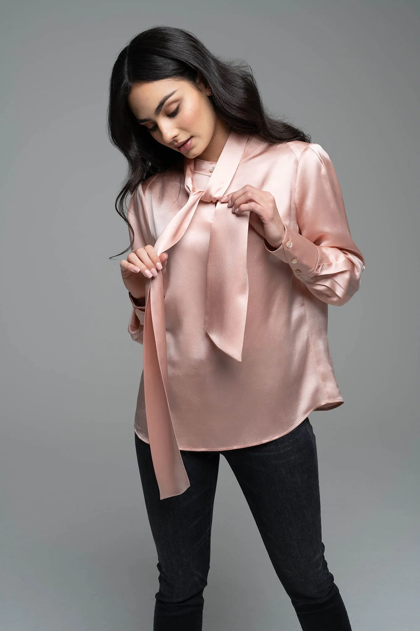 Blouse - Long Sleeve - Blush