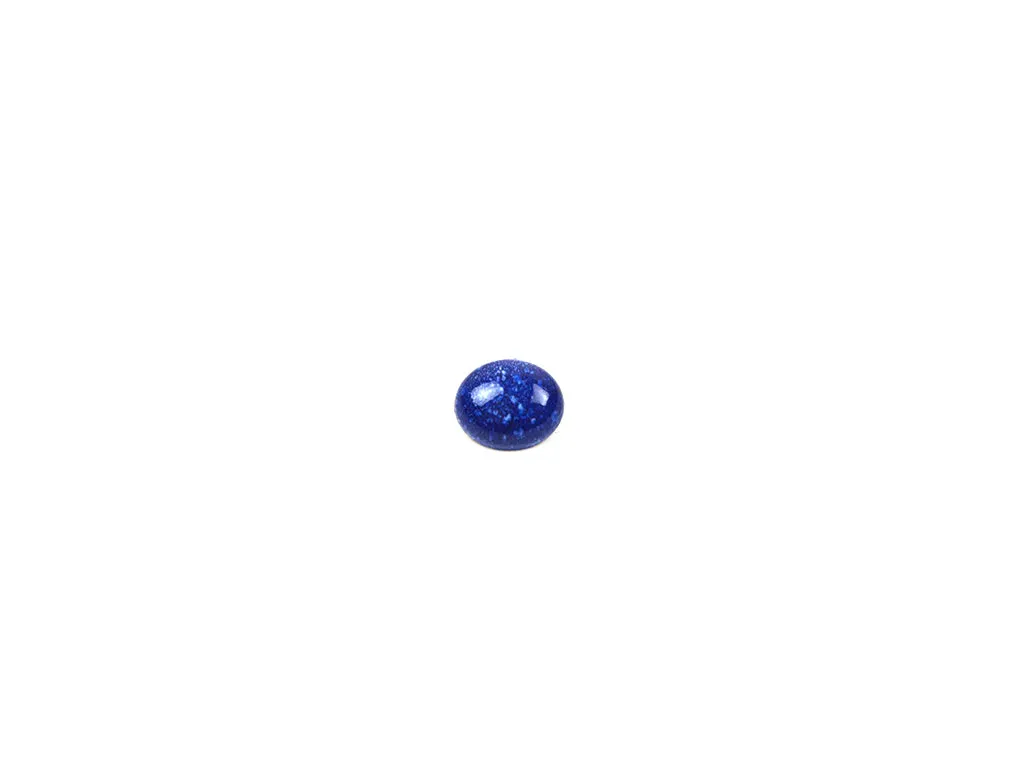 Blue Oval Marble Look Acrylic Buttons