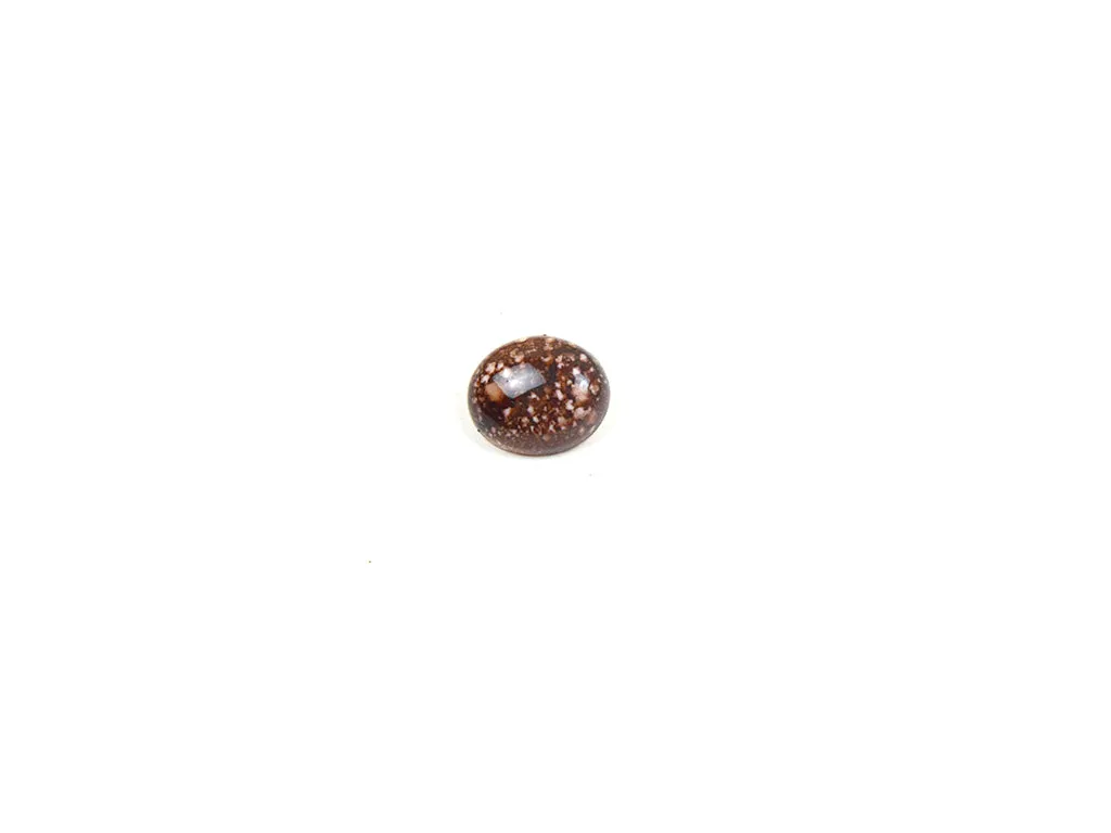 Brown Oval Marble Look Acrylic Buttons