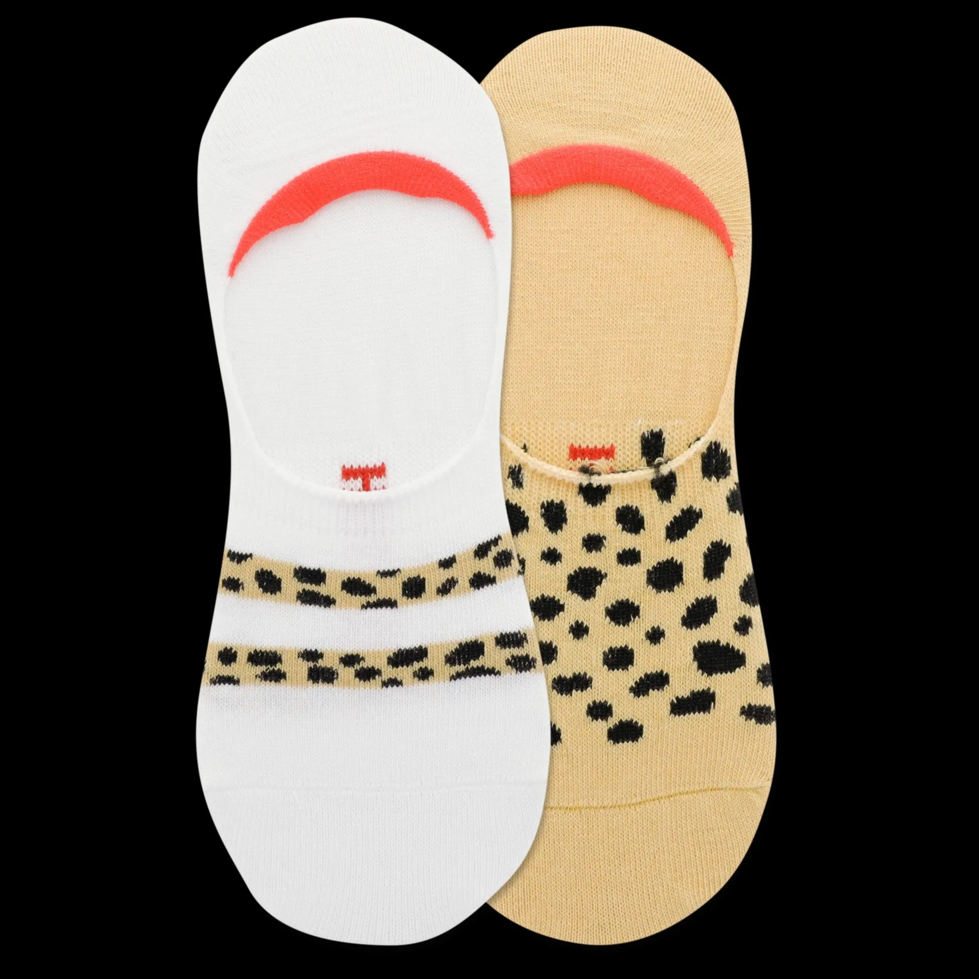 Cheetah Sneaker Liner Socks (2 Pairs In Pack)