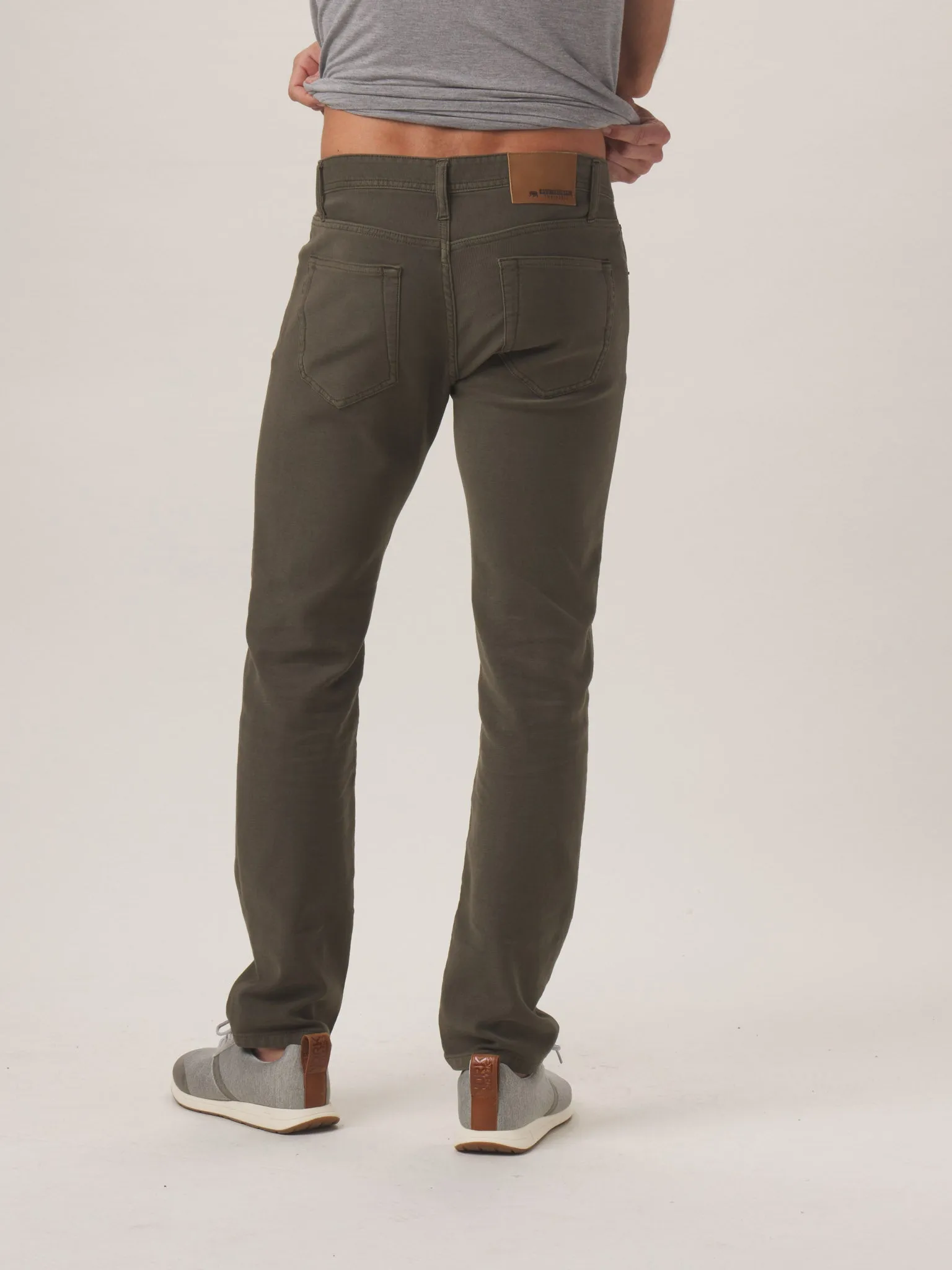 Comfort Terry Pant in Olive