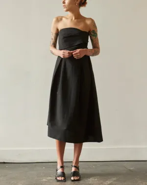 Cordera Strapless Dress, Black