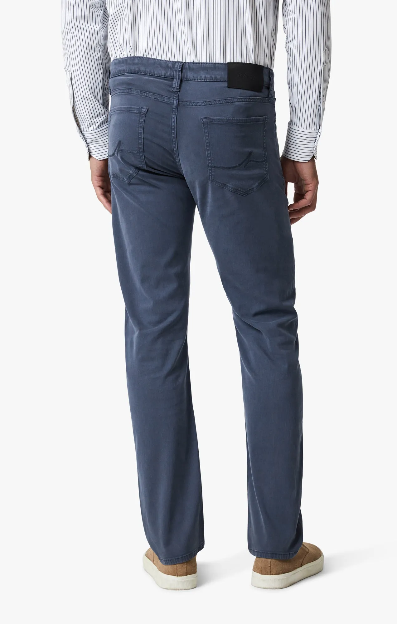 Courage Straight Leg Pants In Dark Denim Twill