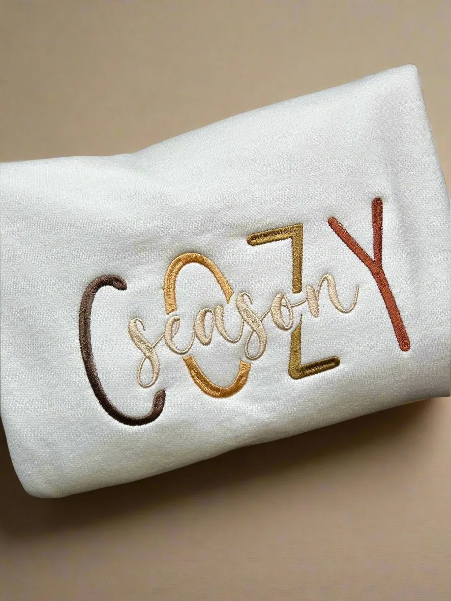 Cozy Season | Embroidered Unisex Sweatshirt