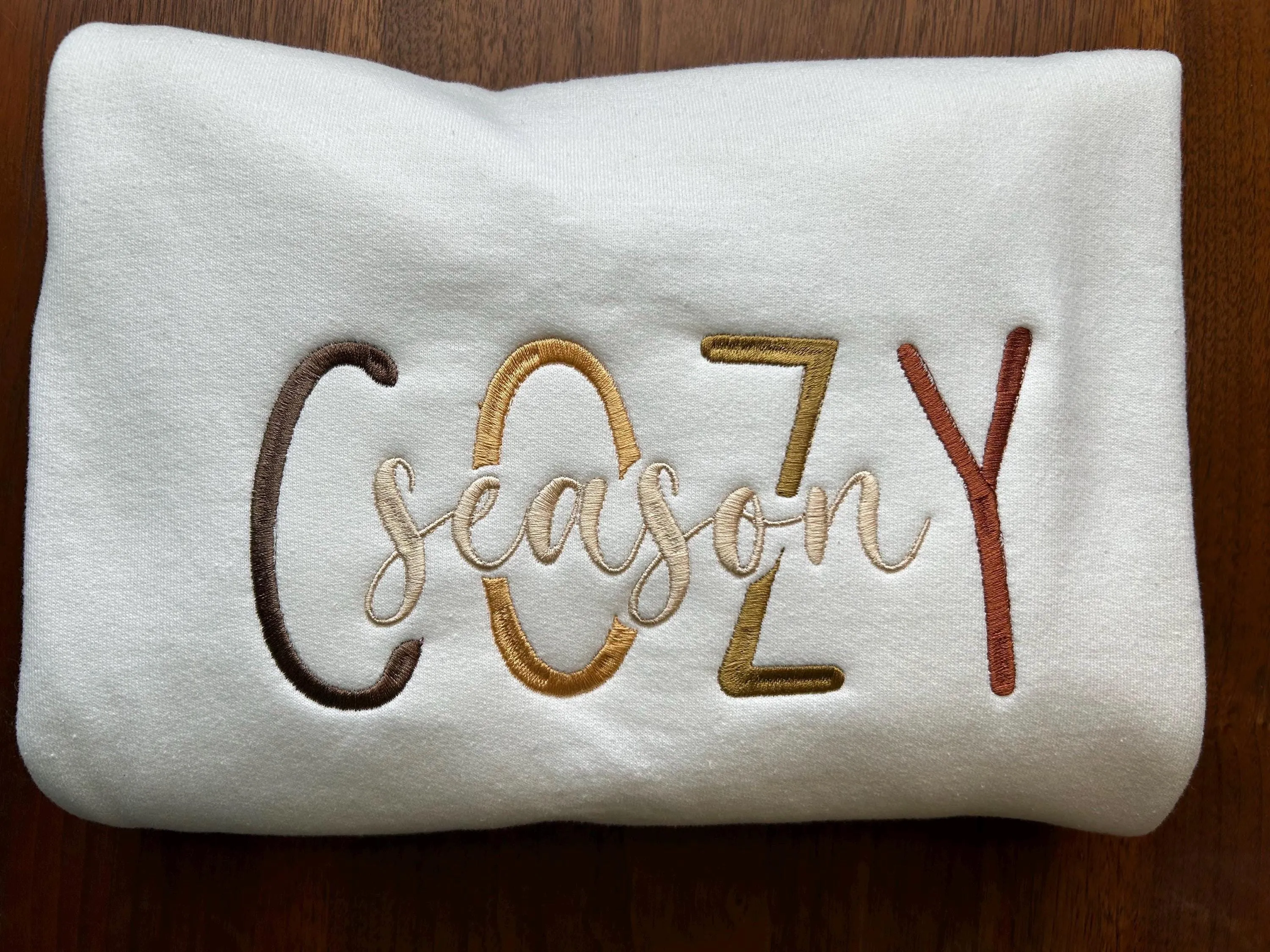 Cozy Season | Embroidered Unisex Sweatshirt