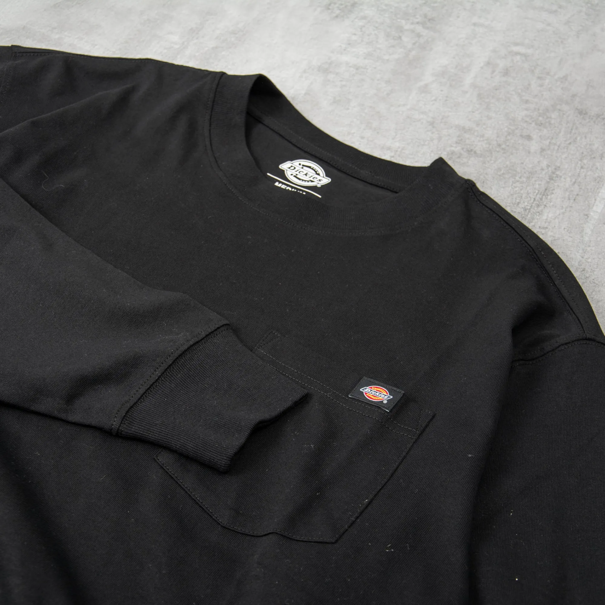 Dickies Luray L/S Pocket Tee - Black