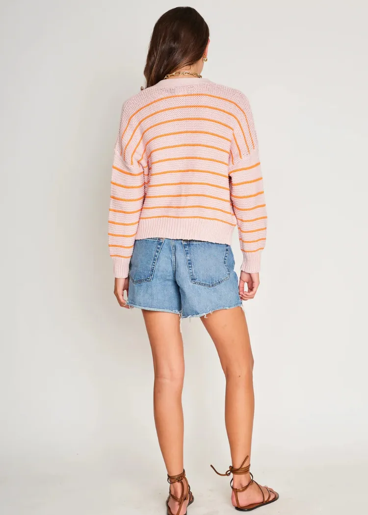 DRA Amara Cardigan- Poppy Blush