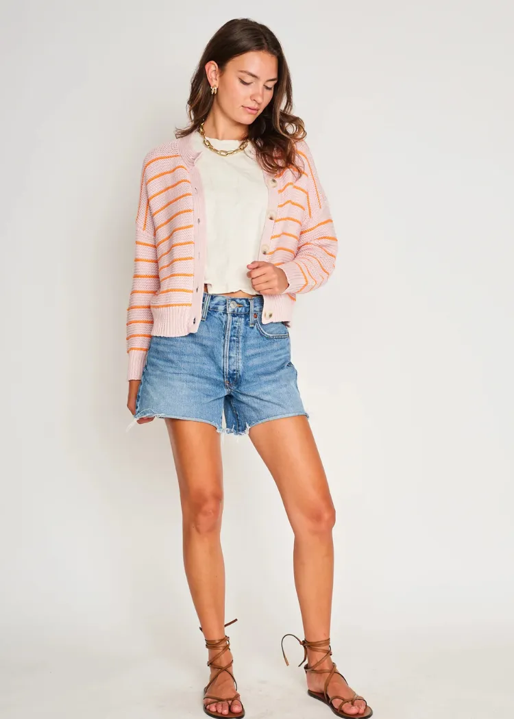 DRA Amara Cardigan- Poppy Blush