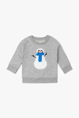 Embroidered Crewneck Sweatshirt_Cheery Snowmen