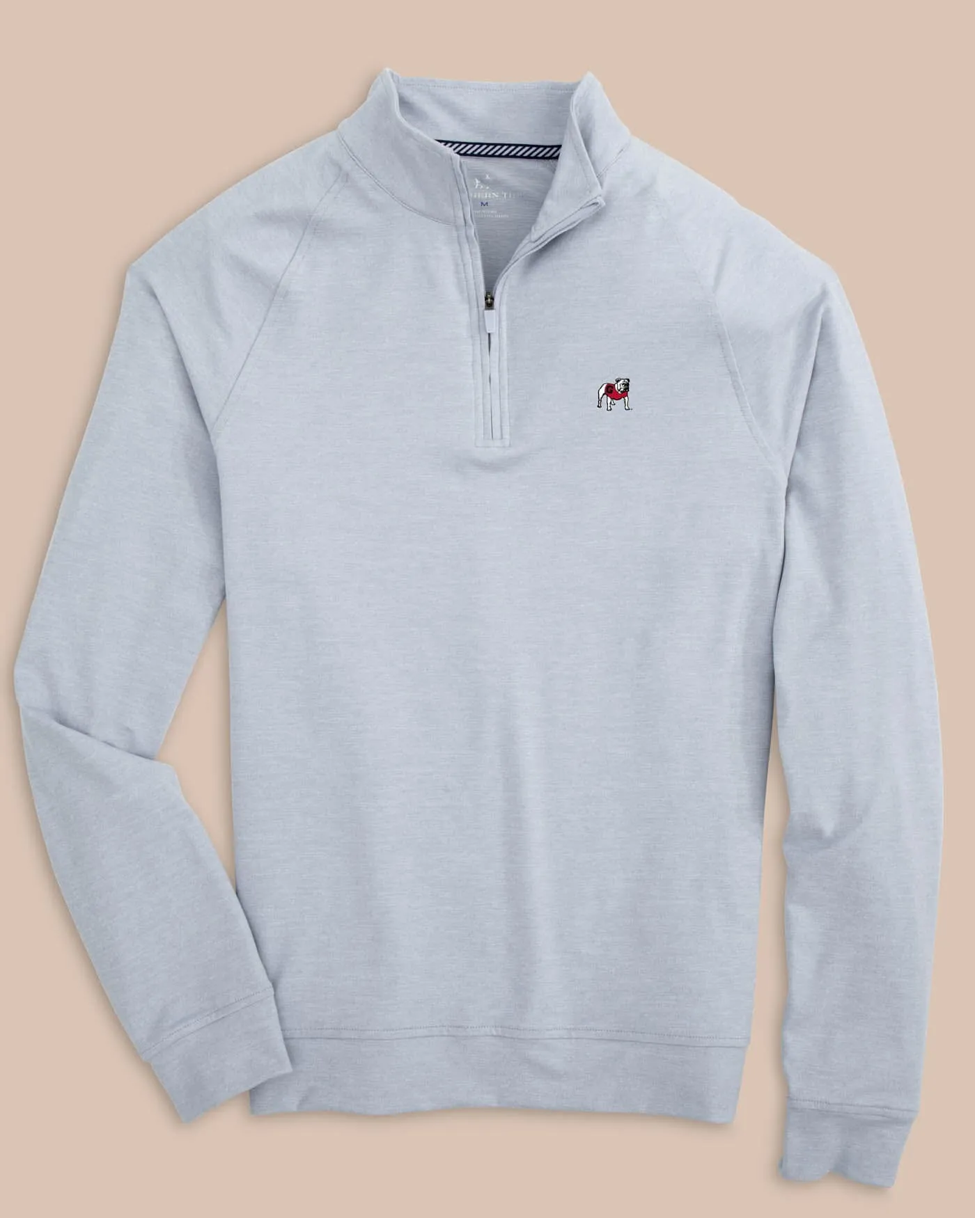 Georgia Bulldogs Cruiser Heather Quarter Zip Pullover