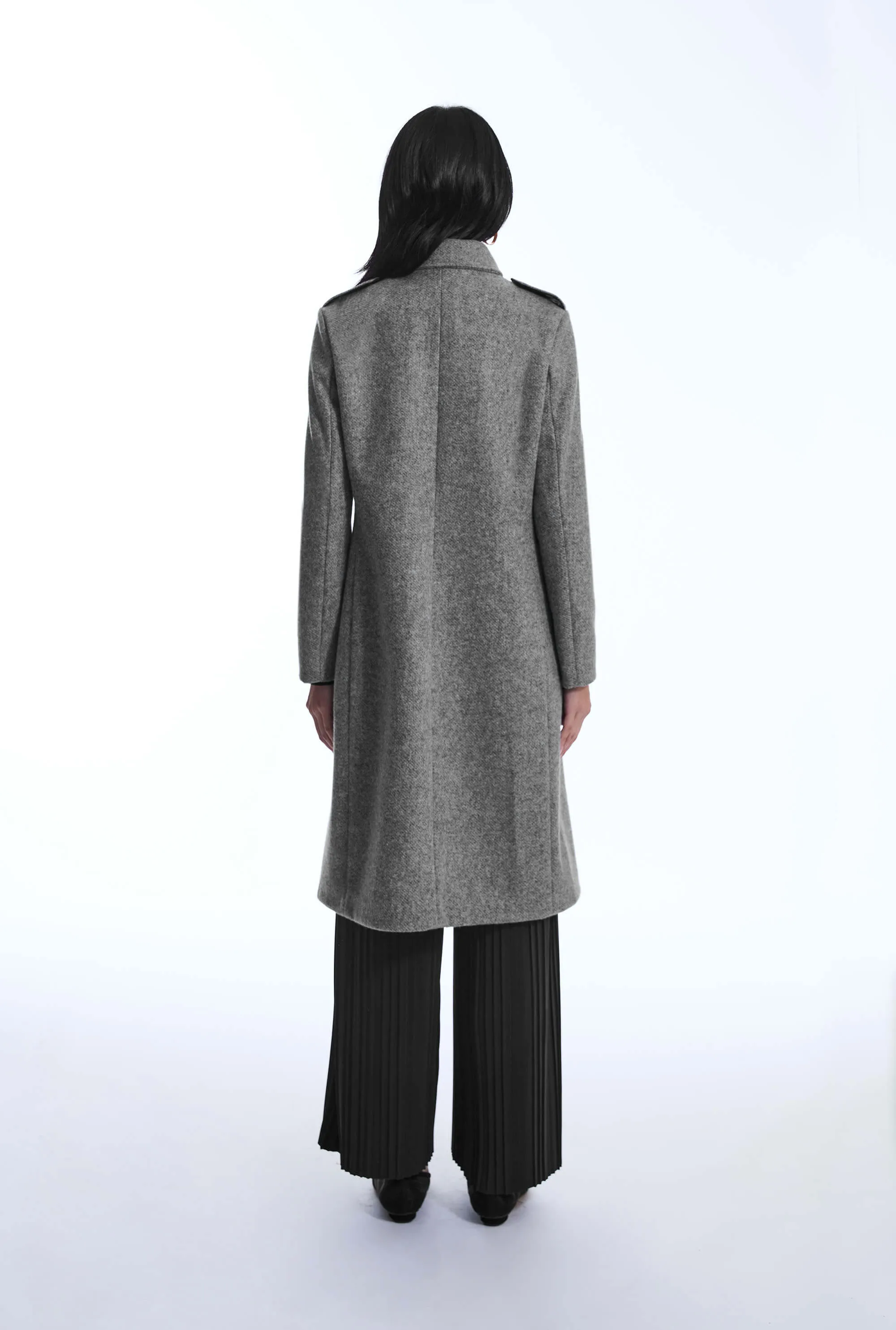 Grey Military Coat