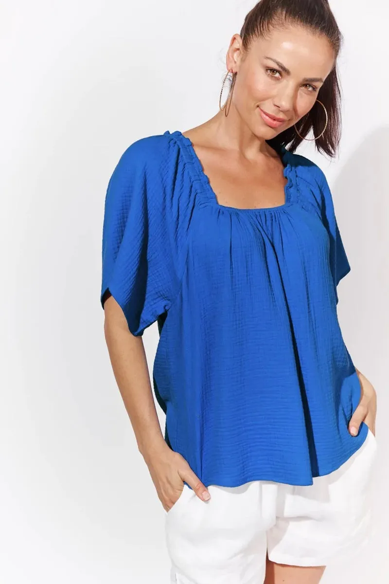 Isle Of Mine - Java Top - Cobalt