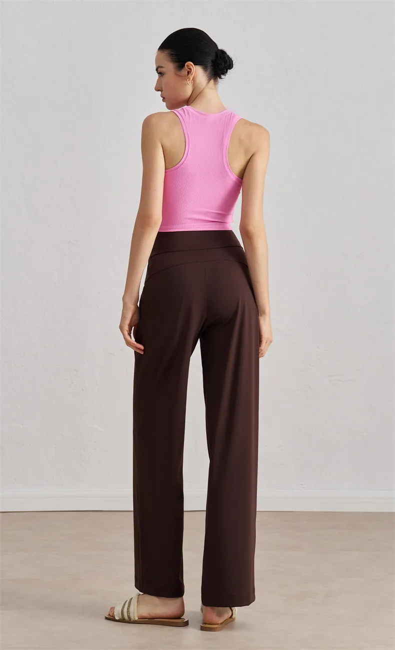 Ivanka Mid-Rise Straight Pant