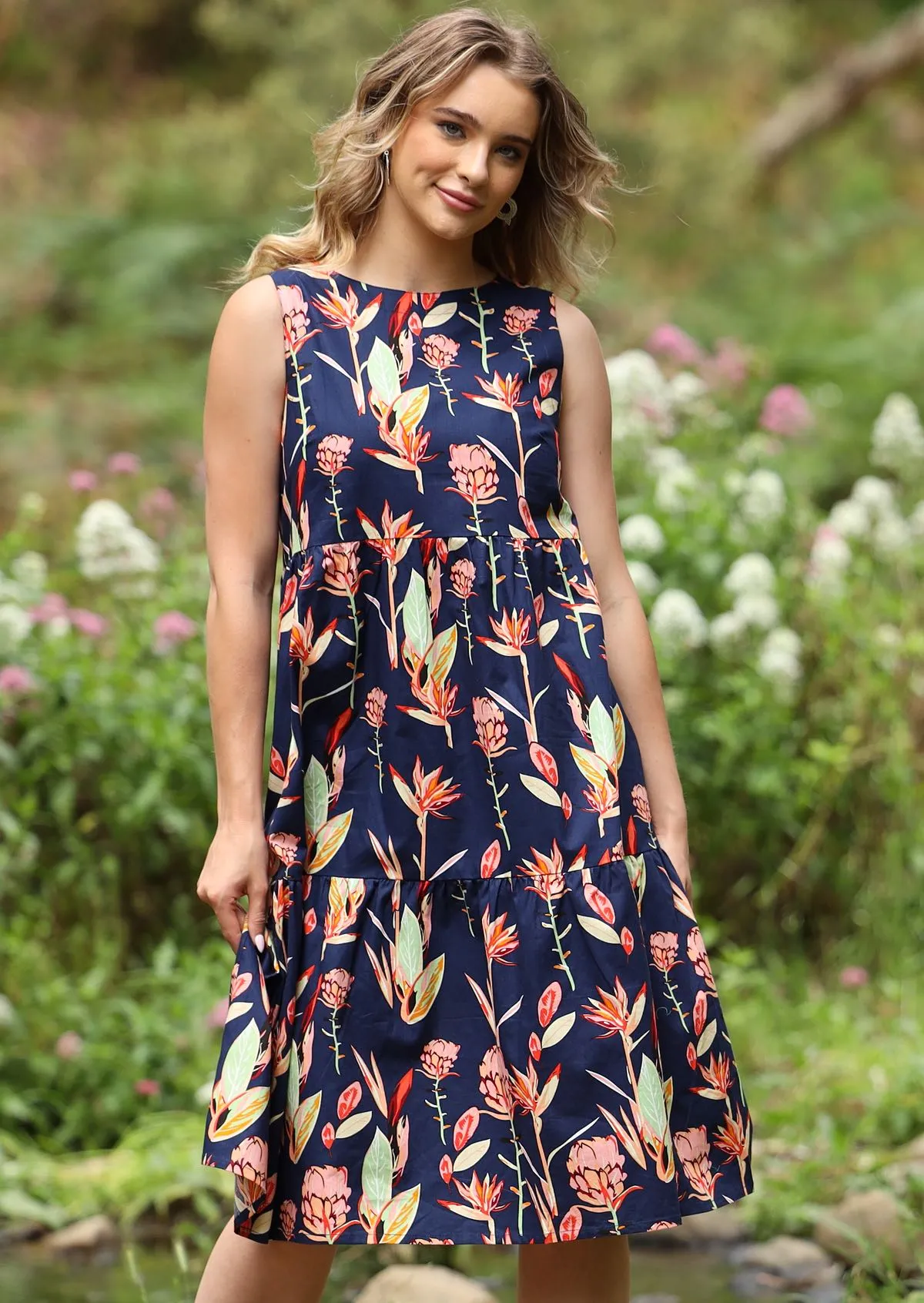 Karma East Harper Dress Bird of Paradise