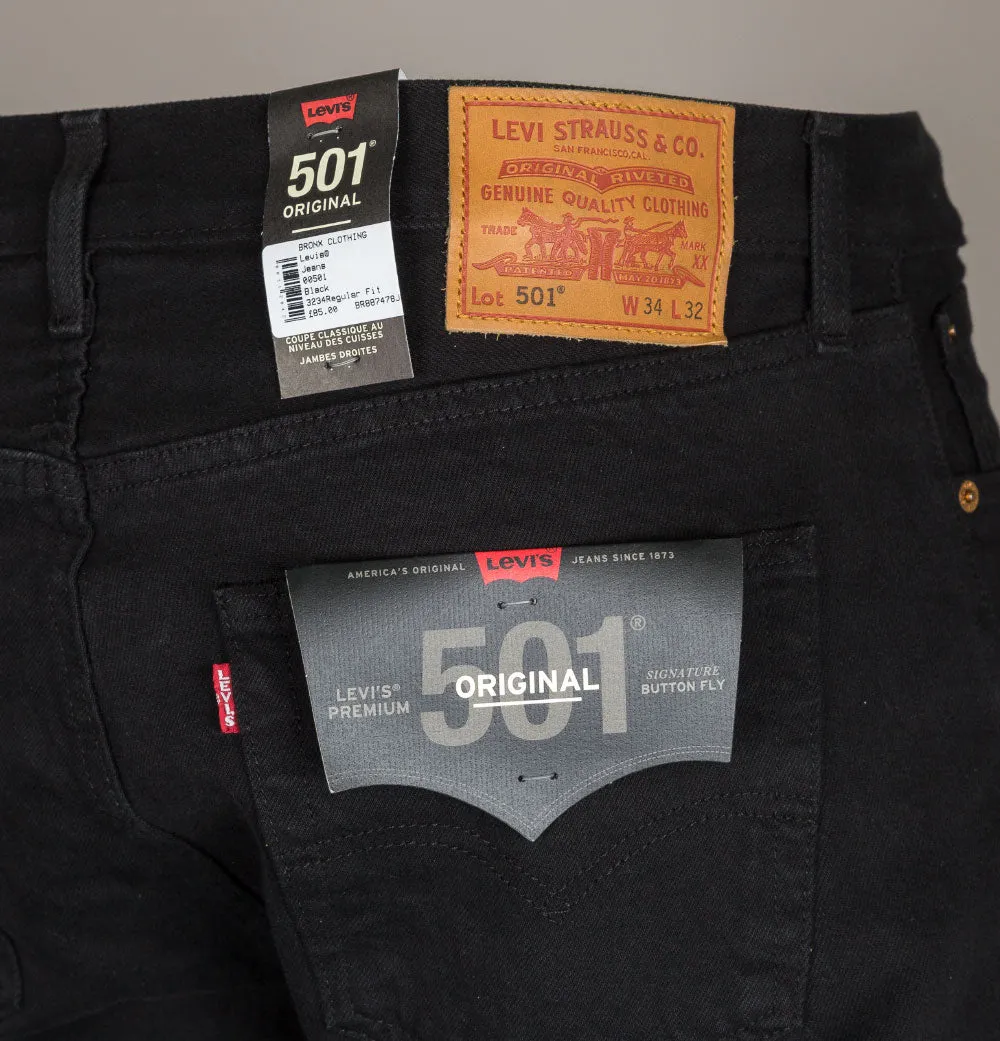 Levi's® 501® Original Fit Jeans Black