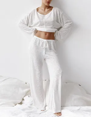 Lightweight Comfort Knit Loungewear Set