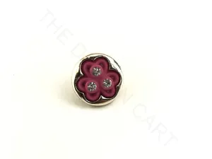 Magenta Studs Acrylic Buttons