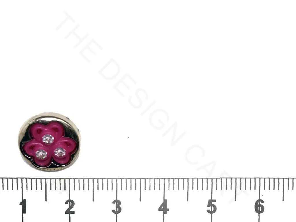 Magenta Studs Acrylic Buttons