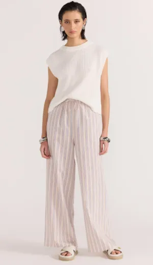 Mallory Drawstring Pants Stripe