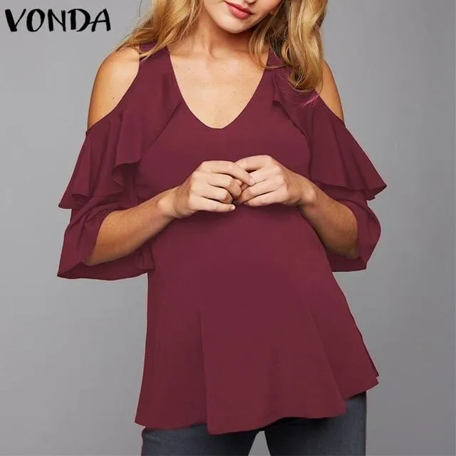 Maternity Off Shoulder Blouses