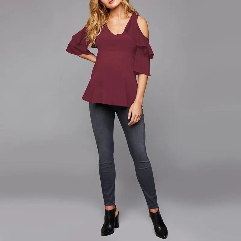 Maternity Off Shoulder Blouses