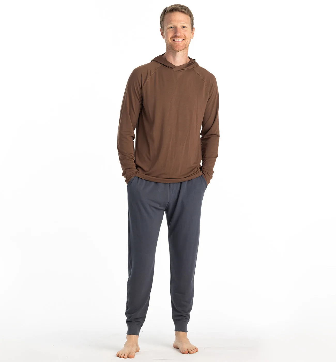 Men's Bamboo Lightweight Fleece Jogger - Storm Cloud