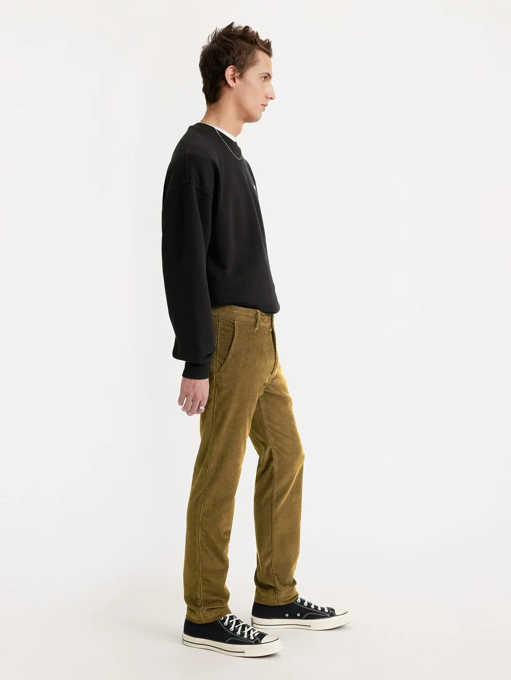 Men's Brown Slim Fit Chinos