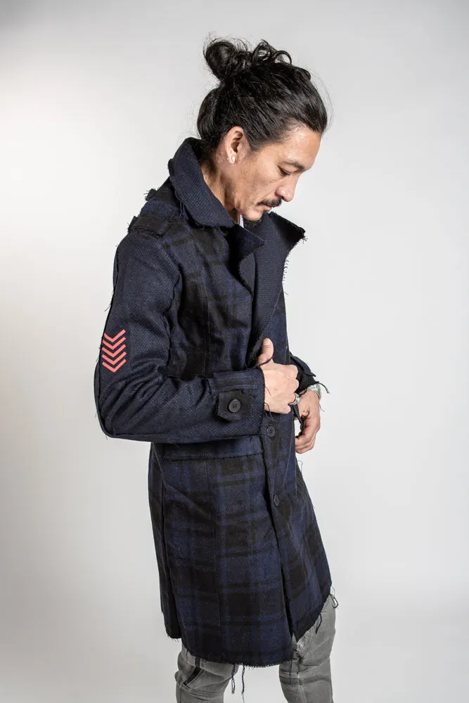 Military Coat - Navy