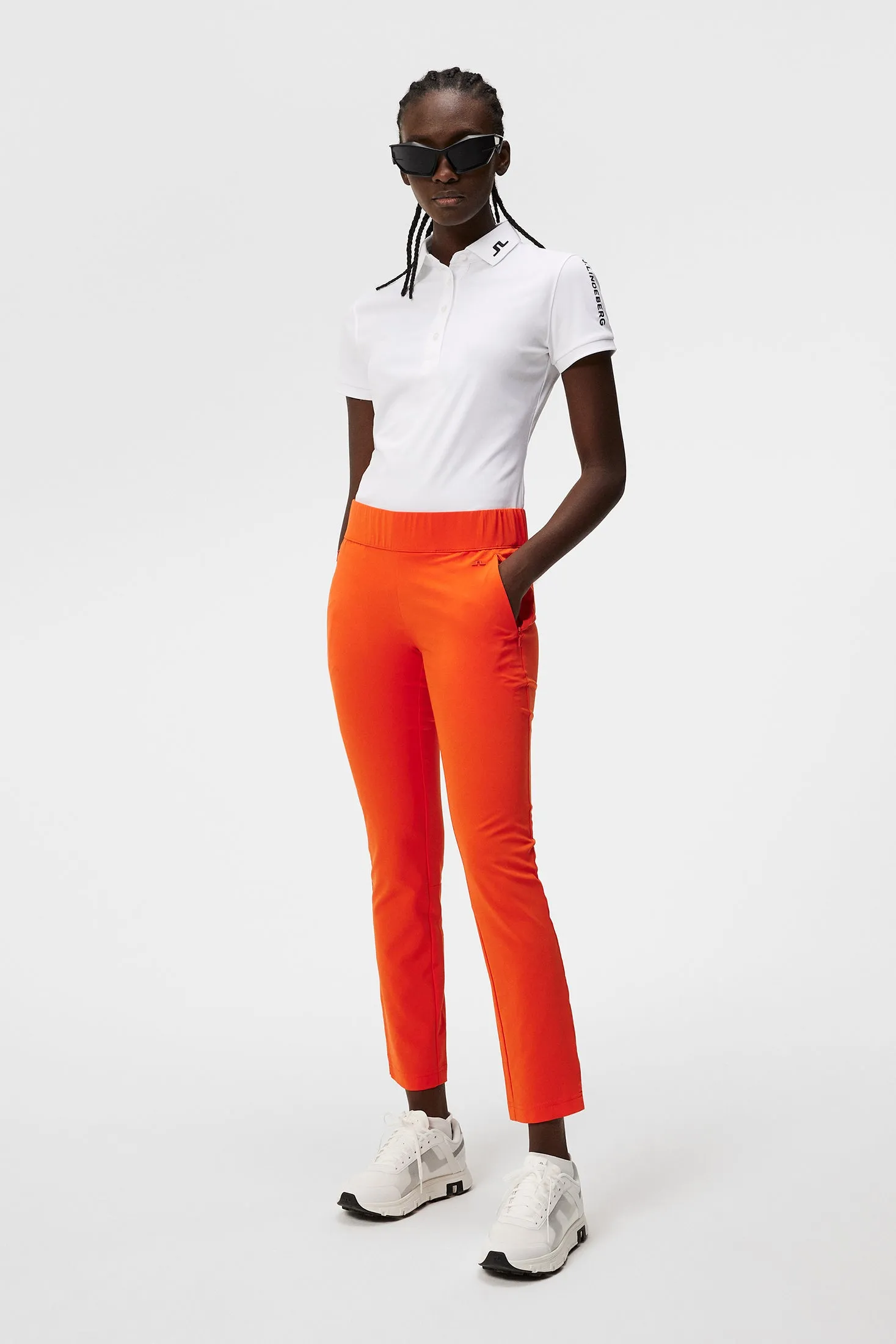 Nea Pull On Golf Pant / Tangerine Tango