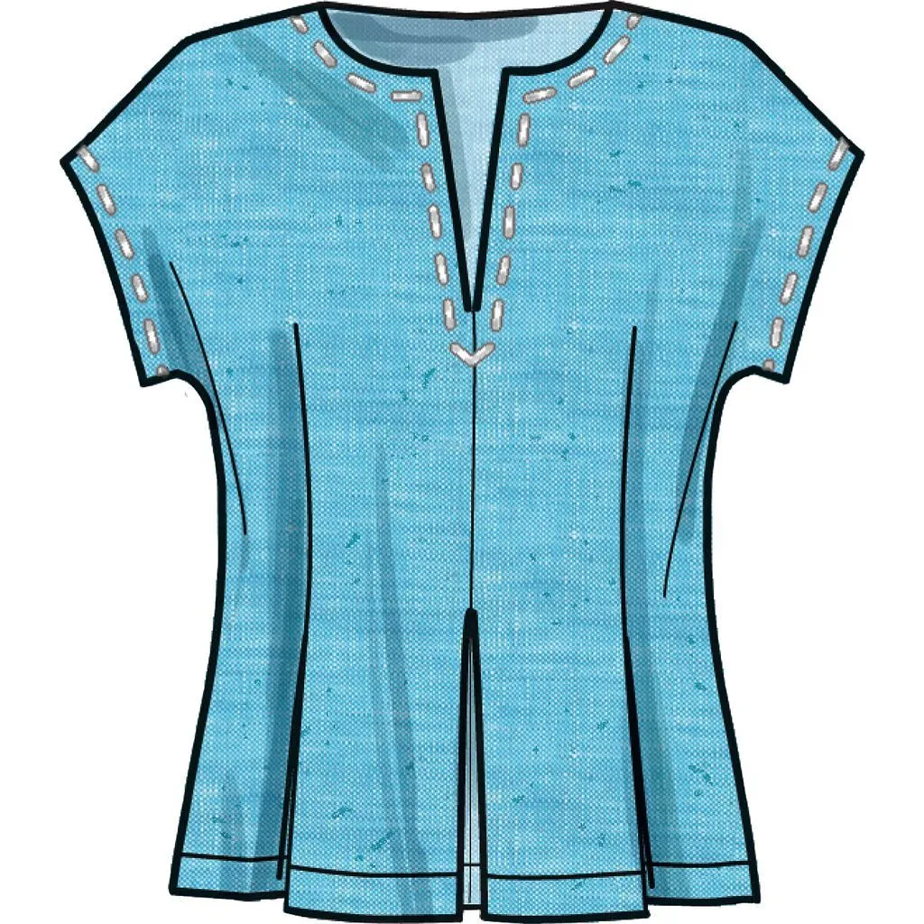 New Look Sewing Pattern N6672 Misses' Top or Tunic