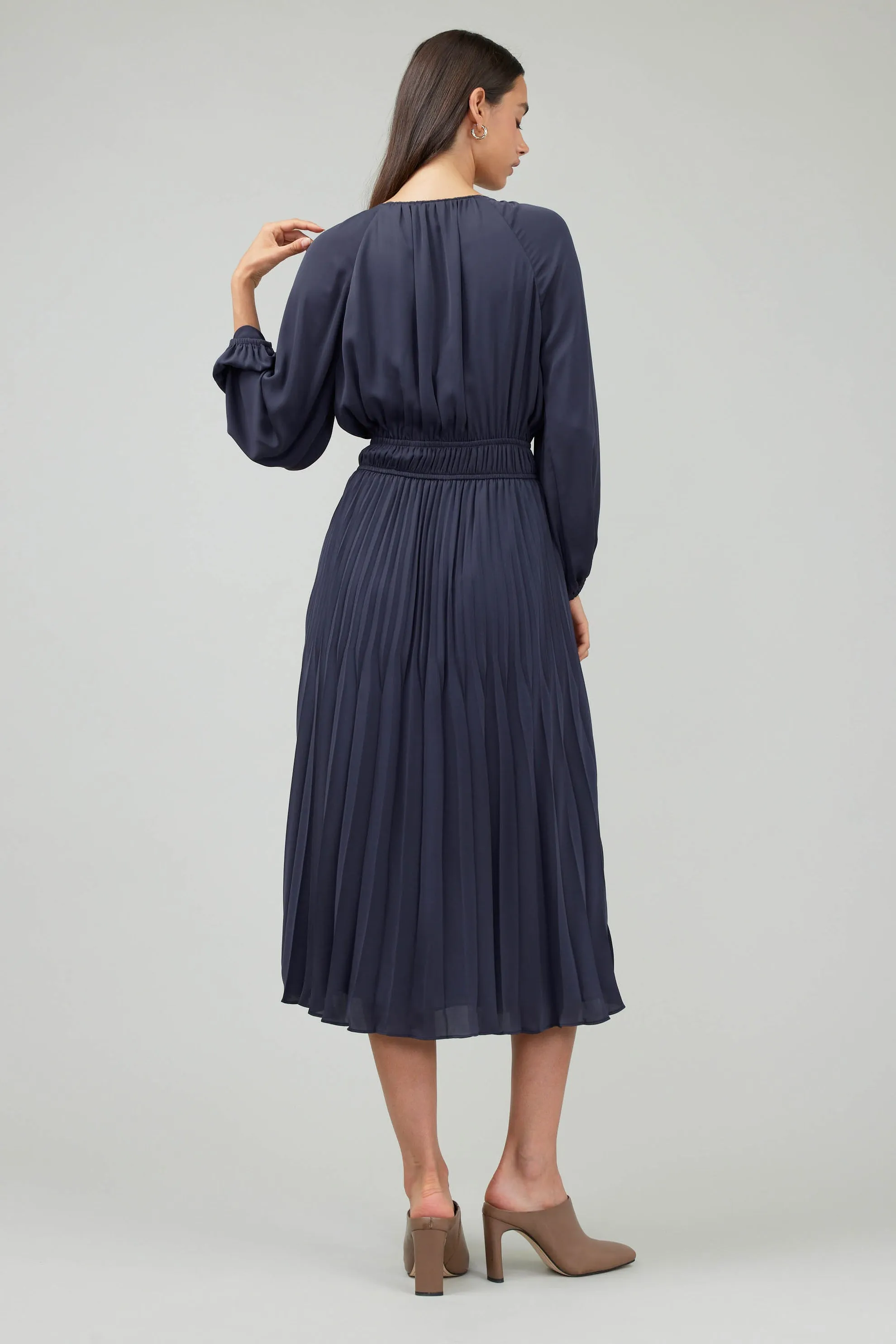 NYLAND Marianne Pleated Midi Dress