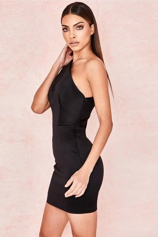 one-shoulder party elegant dress