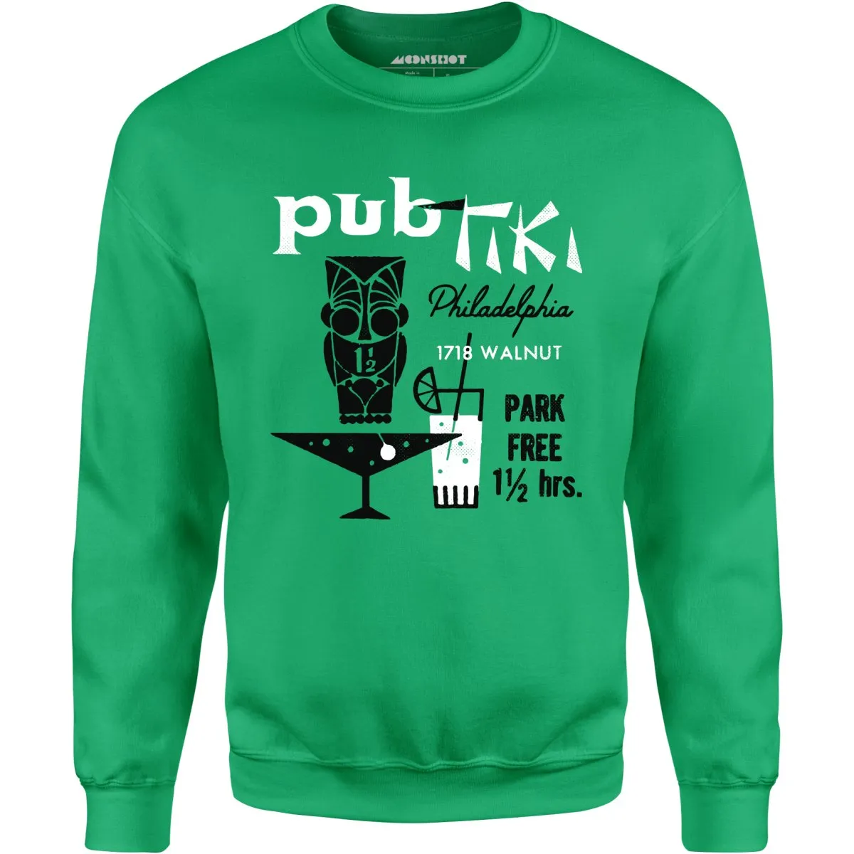 Pub Tiki - Philadelphia, PA - Vintage Tiki Bar - Unisex Sweatshirt