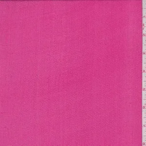 Raspberry Hammered Silk Chiffon Fabric