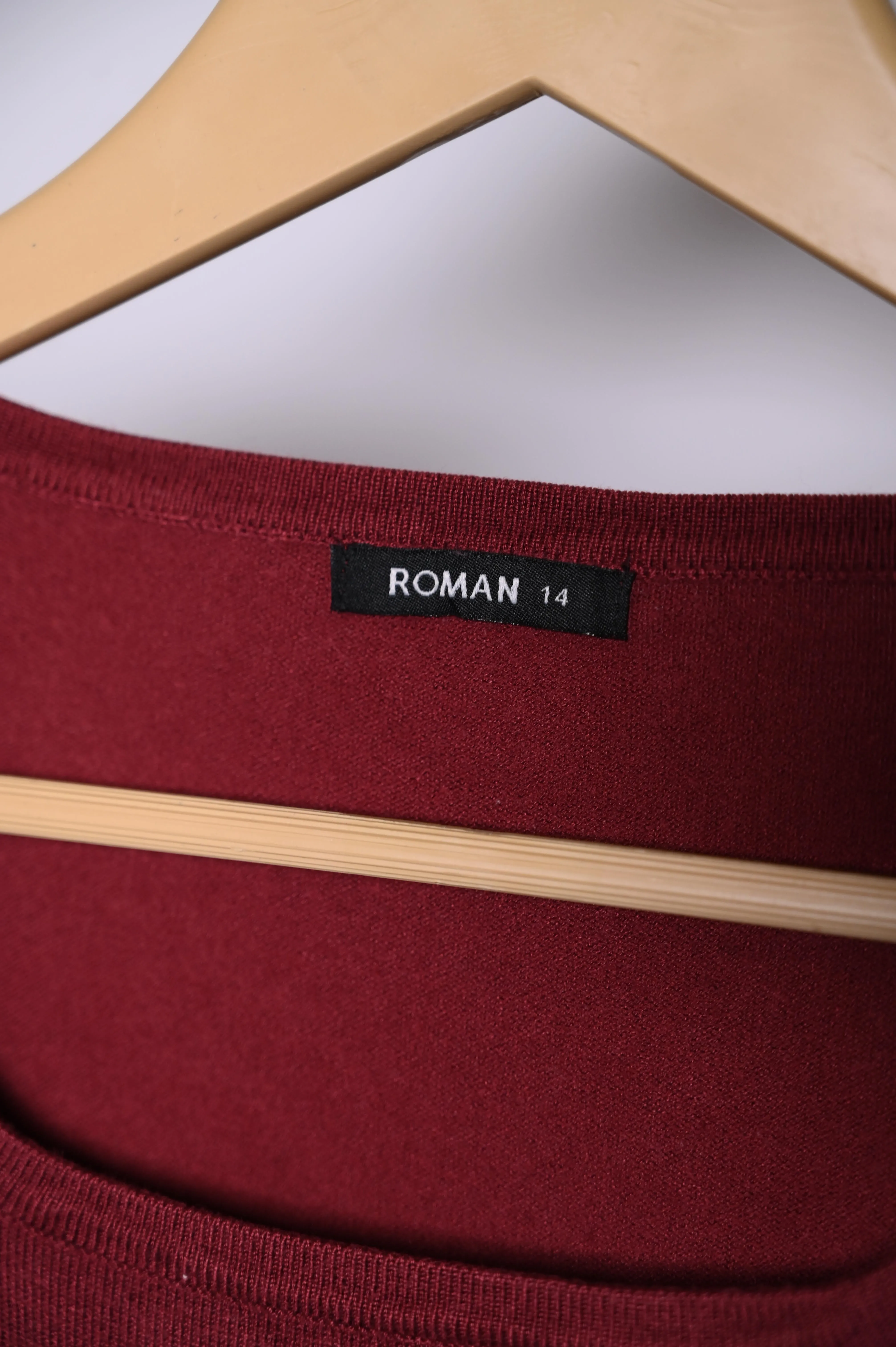 Roman Deep Red Sweatshirt - Medium