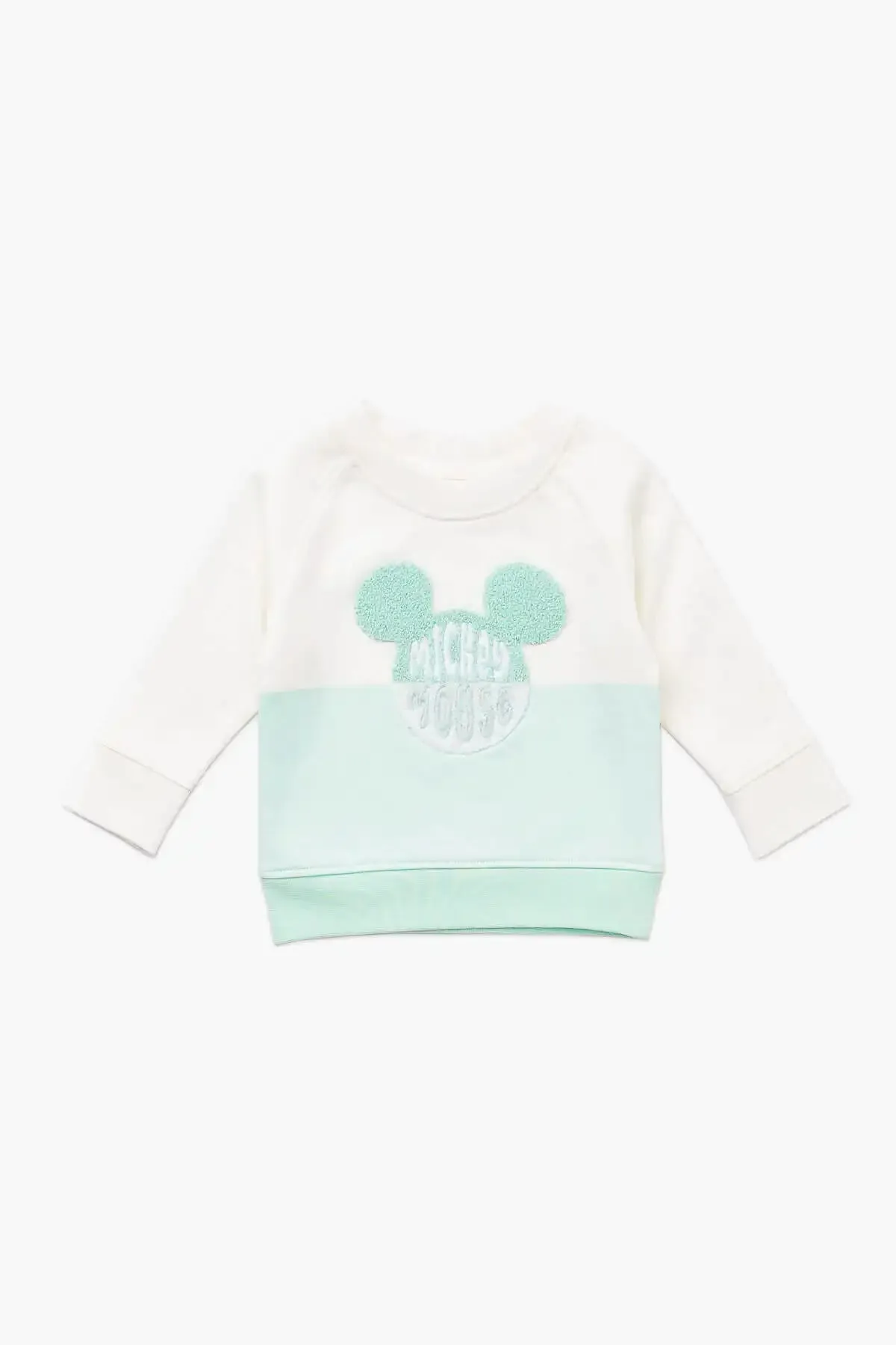 SALE - Embroidered Crewneck Sweatshirt_Summer Mickey Mouse